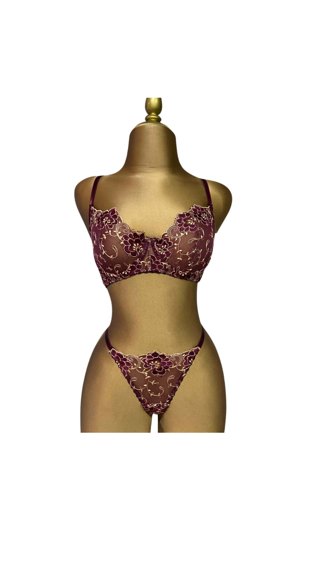 Conjunto de Lencería Merlot